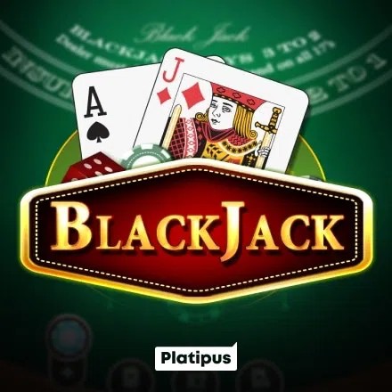 Blackjack slot icon by Platipus, available at SpinsofGlory Casino