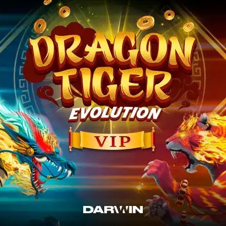 Dragon Tiger Evolution VIP online game logo by Darwin Gaming on casino-spinsofglory.de