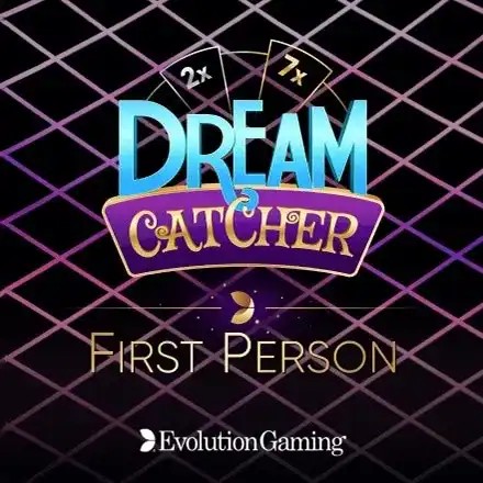 Official Table Games logo: First Person Dream Catcher by Evolution at SpinsofGlory Casino