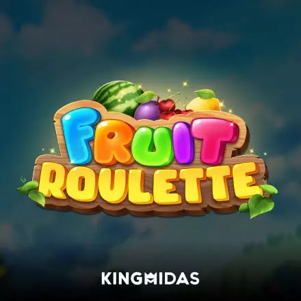 Fruit Roulette logo by King Midas at SpinsofGlory Casino