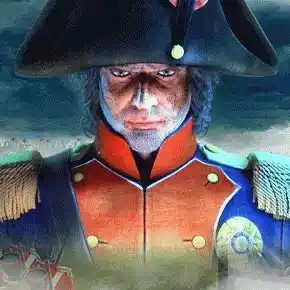 Napoleon Megaways slot icon by Blueprint Gaming, available at SpinsofGlory Casino