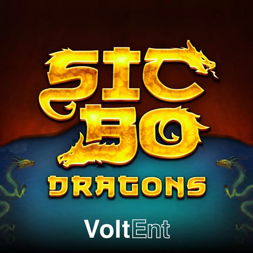 Sic Bo Dragons by VoltEnt, showcased at casino-spinsofglory.de – game logo